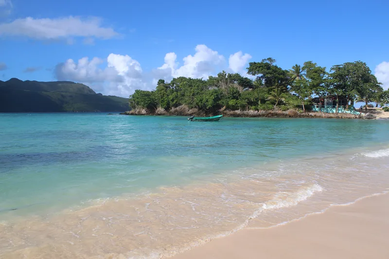 Playa Rincón, near the tip of the peninsula, is a long day trip from Las Terrenas and worth it