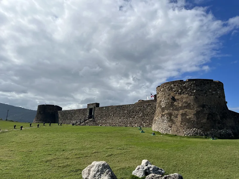 The 16th-century San Felipe fort on the Puerto Plata waterfront, the anchor of the north coast's historic hub