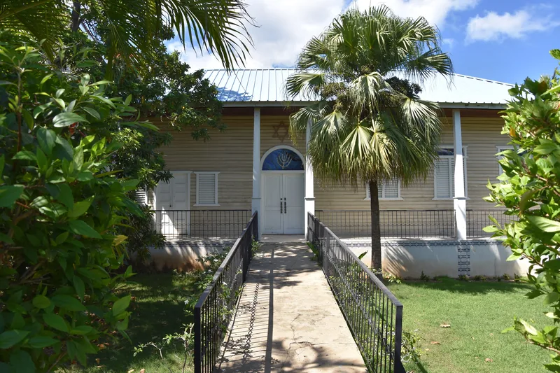 The modest wooden synagogue in El Batey, at the heart of Sosúa's unlikely refugee story